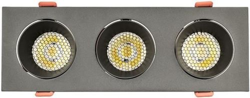 купить Освещение для помещений LED Market Downlight COB 3*12W, 4000K, LM-OC-TH-186-3, Black+Black в Кишинёве 