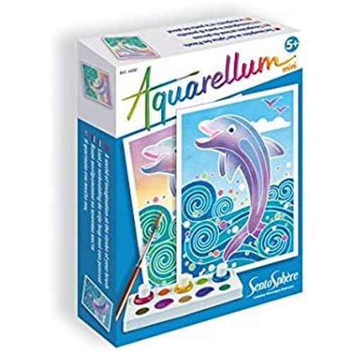 купить Набор для творчества Aкварельная раскраска "Дельфины" в Кишинёве 
