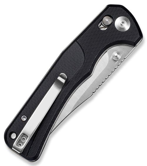 купить Нож походный Sencut S25001-1 Slybolt, G10 negru, Crossbar Lock в Кишинёве 