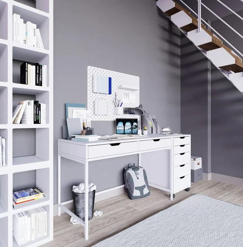 cumpără Masă de birou Trendy Duru Set 1600-49, 120x77,4x55cm în Chișinău 