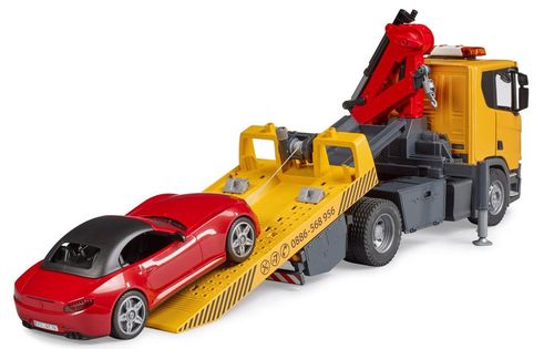 cumpără Mașină Bruder 3552 Scania Super 560R cu autoturism, 53991 în Chișinău 