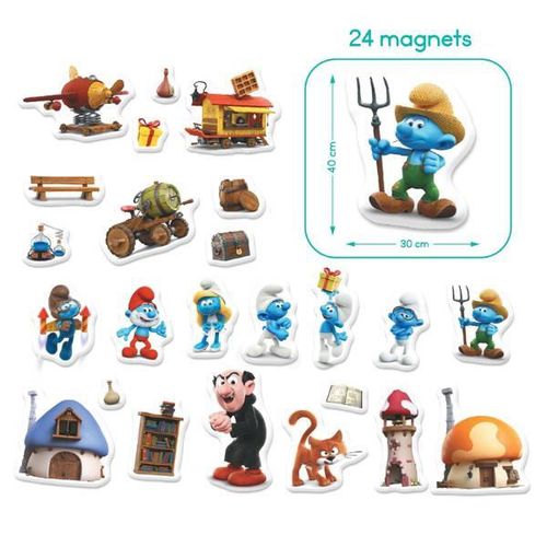 купить Головоломка Dodo 200627 Joc magnetic de dezvoltare Smurfii (24el) в Кишинёве 