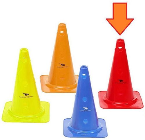 cumpără Echipament sportiv Yakimasport 7863 Con cu gauri 38 cm 100609 red-rosu în Chișinău 