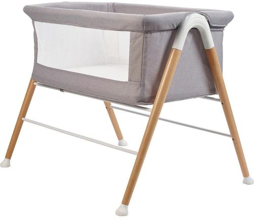 купить Кроватка BabyGo BGO-4361 Patut cu cadru din lemn Goodnight Grey в Кишинёве 