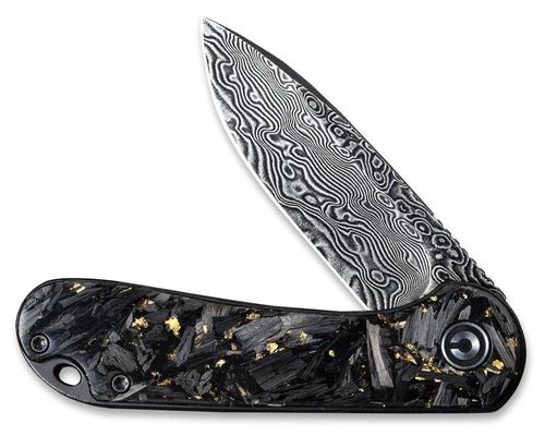 купить Нож походный Civivi C907C-DS1 Elementum, mâner fibră de carbon, Liner Lock в Кишинёве 