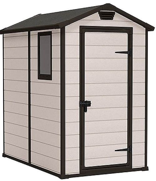 купить Садовый сарай Keter 56112 Casuta de gradina Manor 4x6, 130x192x198cm, bej в Кишинёве 
