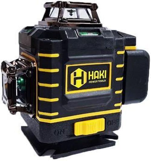 купить Нивелир лазерный Haki HNLDS-16 Display, 16 зеленых линий, 4D, 30м, 2 батарейки в Кишинёве 