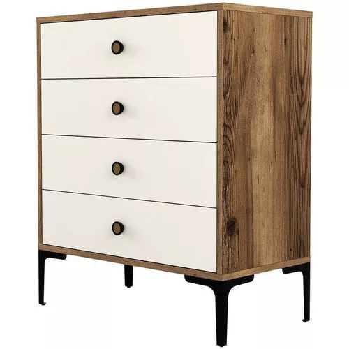 купить Комод Trendy Lizbon 540-Nuc, Crem 76x90x40cm (GTR001660) в Кишинёве 