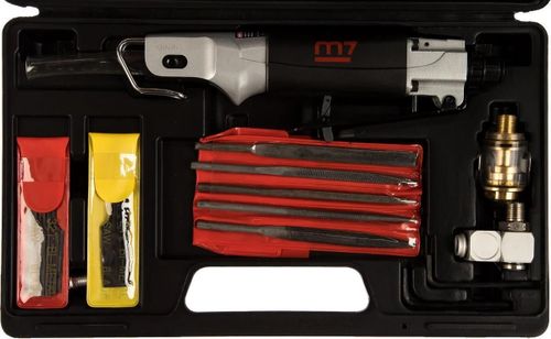 купить Пила Mighty Seven QD-291N Ножовка пневм. в пласт.чемодане 9000 s.p.m. с пилами 12+5шт. в Кишинёве 