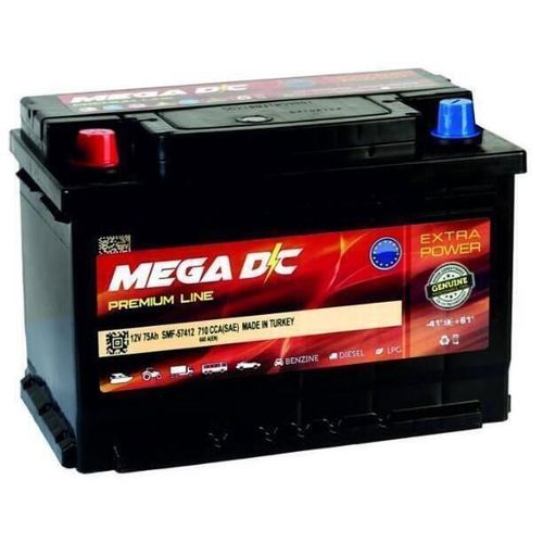 купить Автомобильный аккумулятор Mega DC 75 AH Japan 720A (260x173x220) в Кишинёве 