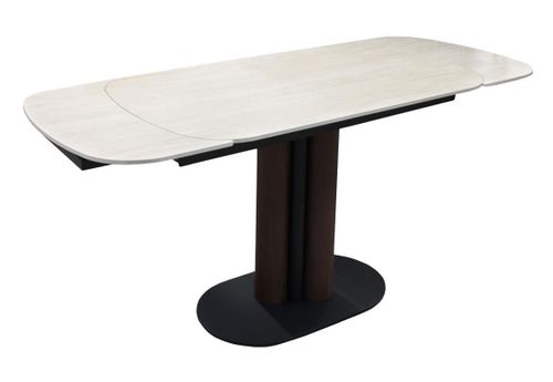 купить Стол Deco Calden 1400-2000x850x760 (HT2598-GN) White (HY-280) в Кишинёве 
