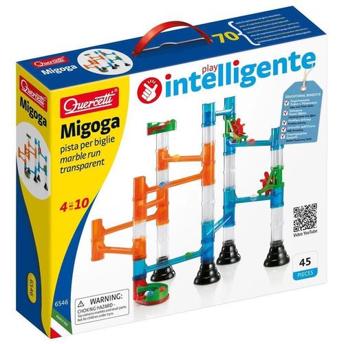 купить Конструктор Quercetti 6546 Трэк MARBLE RUN Transparent 45 pcs в Кишинёве 