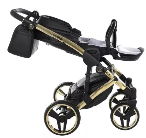 купить Детская коляска Junama Fluo Line V3 04 Black в Кишинёве 