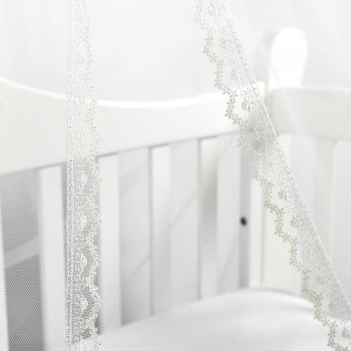 купить Кроватка PernaMea Baldachin Premium Star Ivory (PM.101301/4) в Кишинёве 