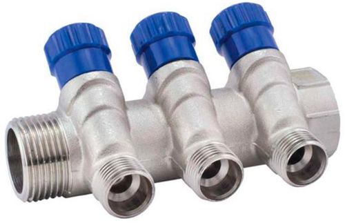 cumpără Set distribuitor miscellaneous Colector distributie PF din alama MF sub garnitura 3/4"x 1/2"M 3cai în Chișinău 