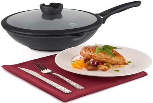 cumpără Tigaie Rondell RDA-870 Escurion Wok 28cm cu capac în Chișinău 