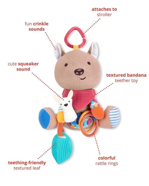 cumpără Jucărie cu pandantiv Skip Hop 9O291210 Skip Hop Bandana Buddies Kangaroo în Chișinău 