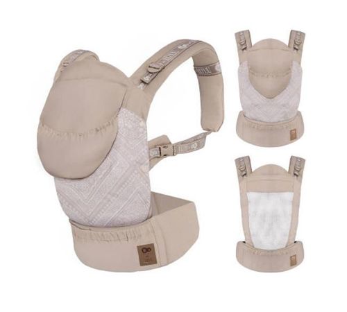 cumpără Marsupiu pentru copii KinderKraft KNHUGG00BEGBI00 Huggy Bizuu Dune Whisper (эрго-рюкзак) în Chișinău 