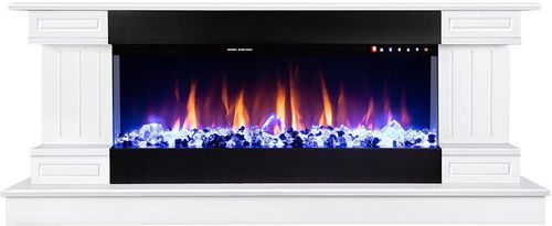 cumpără Șemineu electric ArtFlame Arizona mini & Dalas, 603x1470x430 mm, Alb în Chișinău 