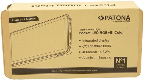 купить Освещение для фото-видео Patona 4278, RGB pocket video light в Кишинёве 