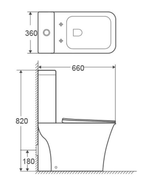 купить Унитаз Goxea GX-12004 в Кишинёве 