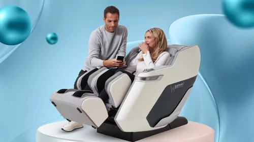 купить Массажное кресло Casada Pollux white/grey в Кишинёве 