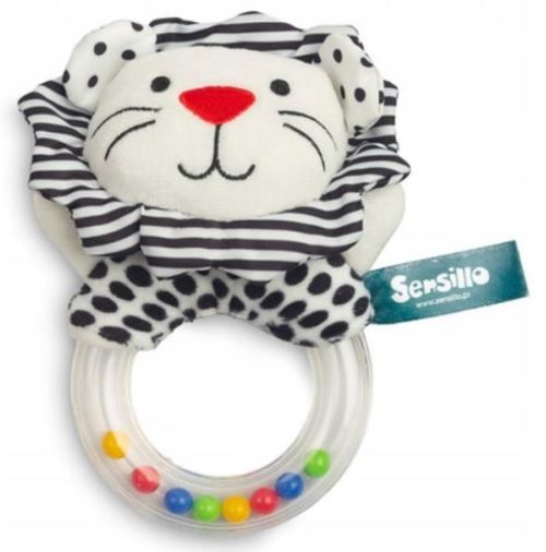 cumpără Zornăitoare Sensillo Z-030 Погремушка плюш 56 B/W Lion în Chișinău 