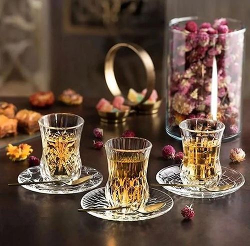 cumpără Pahar RCR 23215 Set de pahare turcesti pentru ceai 6buc, 140ml, Adagio Cay în Chișinău 
