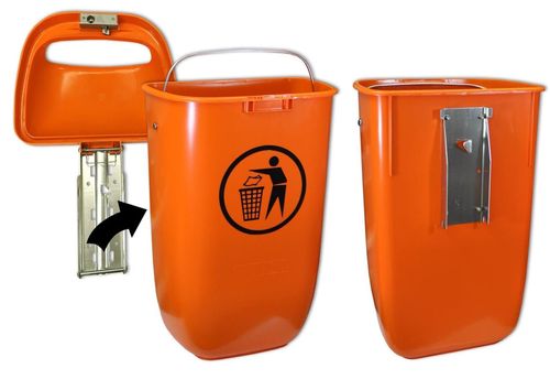 cumpără Coș de gunoi Sulo 1052434 PLASTIC 50L, orange în Chișinău 