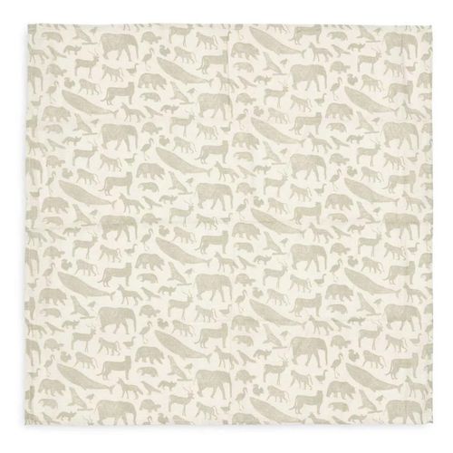 купить Аксессуар для пеленания Jollein 535-852-67043 Pelinci de muselina Animals Olive Green, 115x115cm, 2buc в Кишинёве 