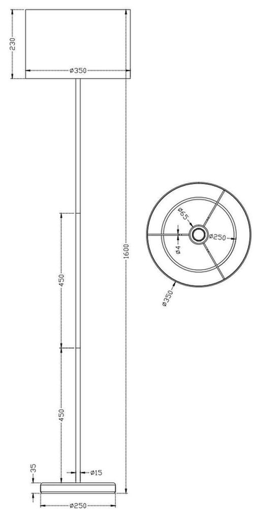 купить Освещение для помещений Trio Hotel Alb 160cm в Кишинёве 