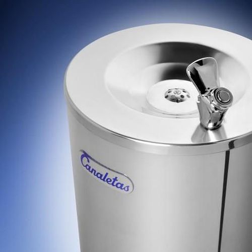 купить Фонтан питьевой Canaletas M-2ARO100, havuz apă potabilă rotund cu buton в Кишинёве 