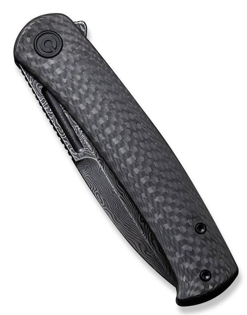 купить Нож походный Civivi C21025B-DS1 Cetos, mâner carbon fiber+inox, Frame Lock в Кишинёве 