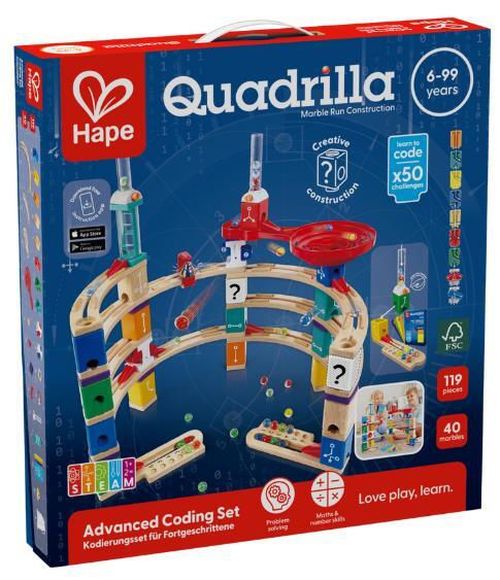 cumpără Set de construcție Hape E6029 Set Quadrilla Codificare, 159 elemente în Chișinău 