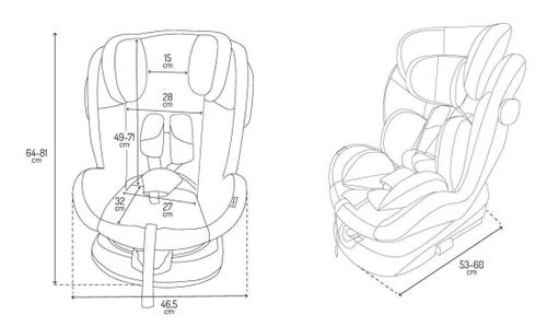 купить Автокресло MoMi Emi Fx Grey в Кишинёве 