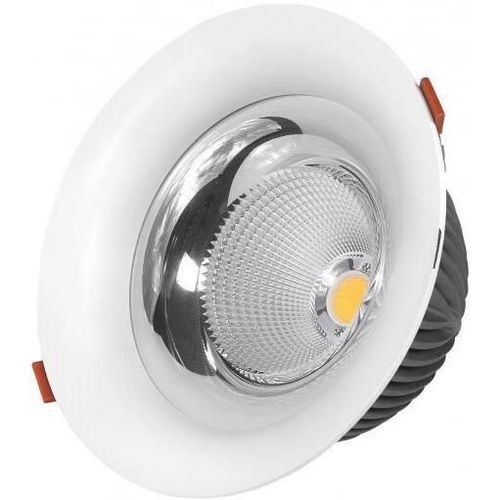 купить Освещение для помещений LED Market Downlight COB Round 30W, 4000K, LM-D2008, White в Кишинёве 