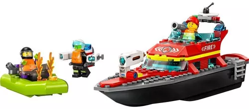 cumpără Set de construcție Lego 60373 Fire Rescue Boat în Chișinău 