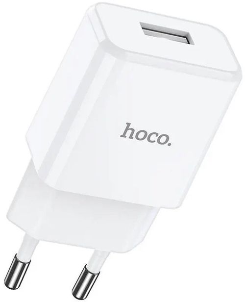 купить Зарядное устройство сетевое Hoco HCOWCLCN9ESWH USB to Lightning N9 2.1A Especial, White в Кишинёве 