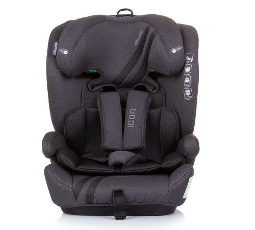 Автокресло Chipolino i-Size Icon (9-36 kg) Grey 