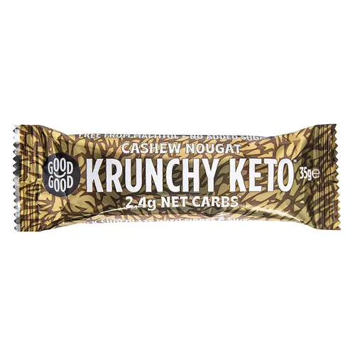 Krunchy Good Good Keto Bar - Nugat de caju - 35 g 