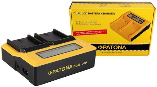 купить Зарядное устройство для фото-видео Patona 4157, Retro Dual Charging Case USB-C for Canon LP-E6 LP-E6N LP-E6NH LP-E6P в Кишинёве 