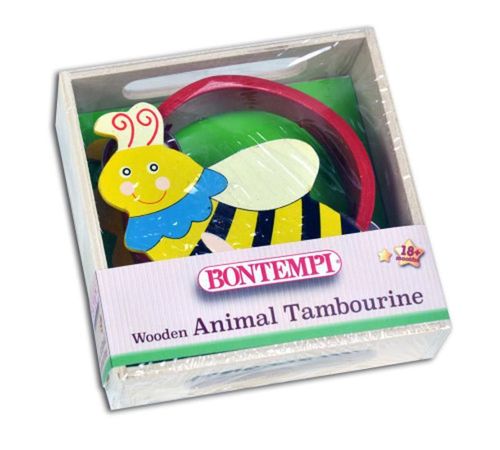 cumpără Jucărie muzicală Bontempi 561510 Деревянный бубен с 6 тарелками în Chișinău 