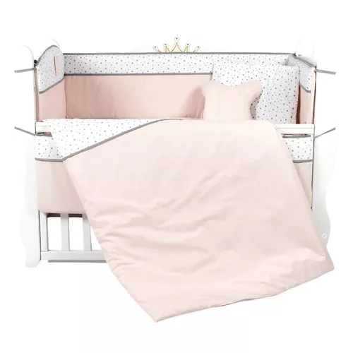 купить Детское постельное белье PernaMea Set lenjerie 8 piese Confort Stele Roz (PM.100042/3) в Кишинёве 
