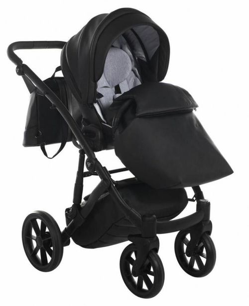 купить Детская коляска Junama Space Ecco 03 Black в Кишинёве 