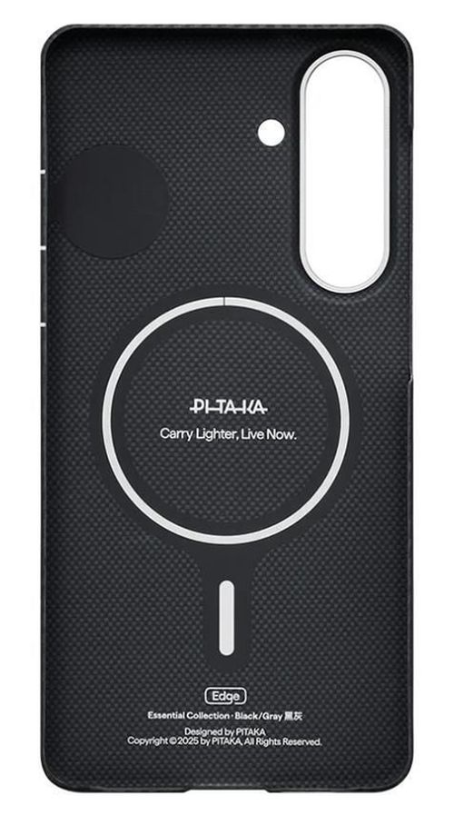 cumpără Husă pentru smartphone Pitaka Samsung 26 Edge (Black/Grey) (KS2601) în Chișinău 