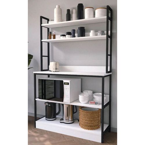 cumpără Etajeră Nex Home Multi etajat, p/u bucatorie, 101x36 160 cm, Alb (28-05-01) în Chișinău 