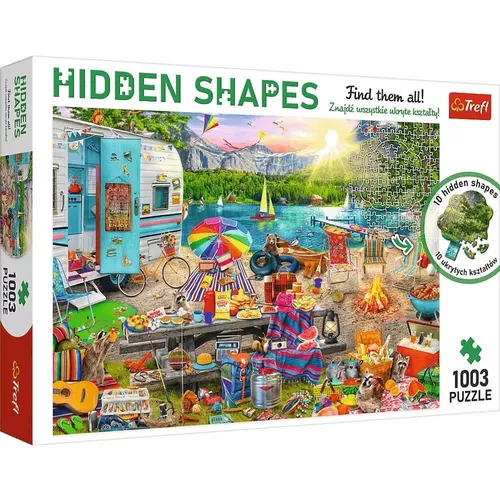 cumpără Puzzle Trefl 10677 Puzzle 1000. Hidden ShapesExcursie cu rulota în Chișinău 