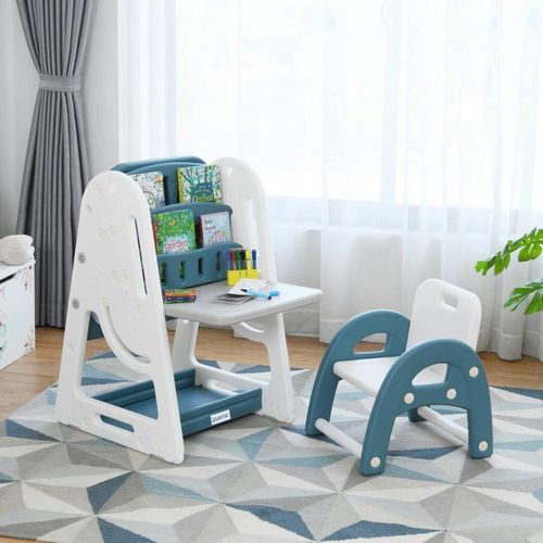 купить Набор детской мебели Costway BB5639BL (Blue/White) в Кишинёве 