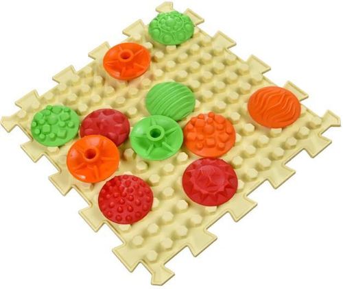 купить Коврик игровой Ortek 12993 Коврик-пазл массажный, 4эл в Кишинёве 