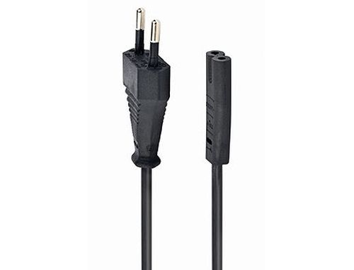 купить Gembird PC-184-VDE power cord with VDE approval, 1.8m, EU 2 pin input plug (cablu alimentare/кабель питания) в Кишинёве 